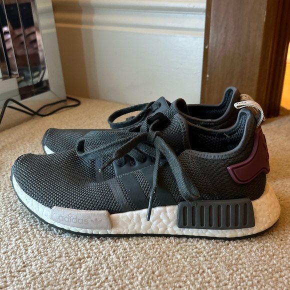 Adidas NMD R1 Ultility Grey Olive Green Maroon Shoe
Womens Sneaker Size US 7 - Picture 6 of 8